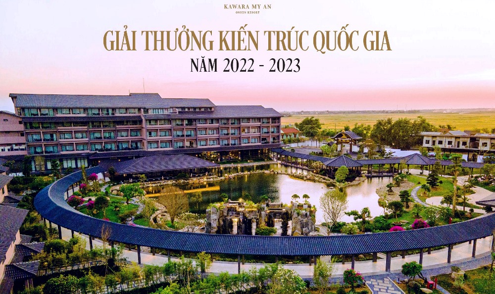 Công trình Khu nghỉ dưỡng nước khoáng nóng Mỹ An đoạt Giải thưởng Kiến trúc Quốc gia 