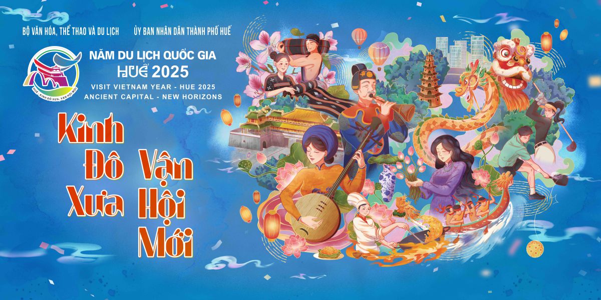 Công bố poster chính thức Năm Du lịch Quốc gia - Huế 2025