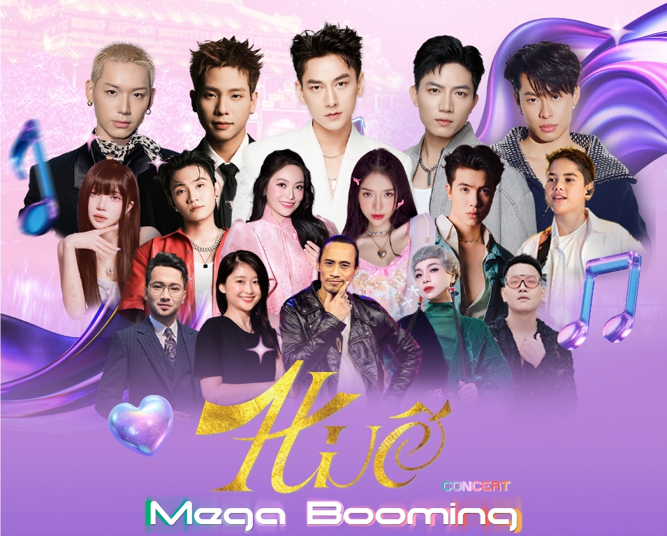 Đại nhạc hội "HUẾ MEGA BOOMING" - Sự kiện âm nhạc hoành tráng điểm nhấn "Năm Du lịch Quốc gia Huế 2025"