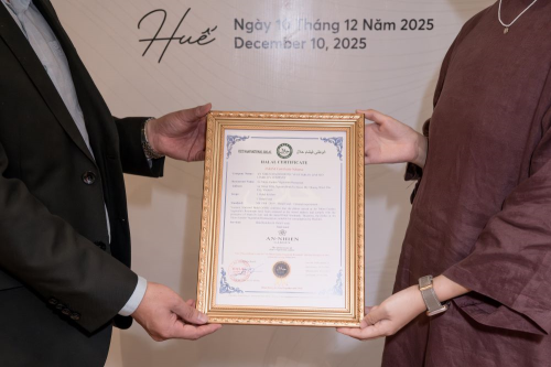 An Nhiên Garden Vegetarian trở thành nhà hàng đầu tiên và duy nhất tại Huế đạt chứng nhận Halal